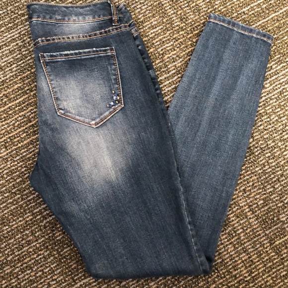 code bleu soho skinny jeans